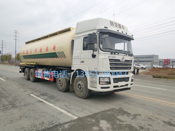 陜汽德龍40方干混砂漿運輸車—重載版